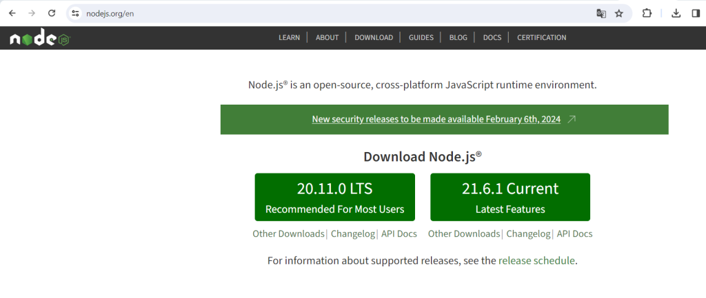 nodejs-1024x433 Les applications Web progressistes PWA : l'alliance idéale entre la facilité d'utilisation et les fonctionnalités avancées !